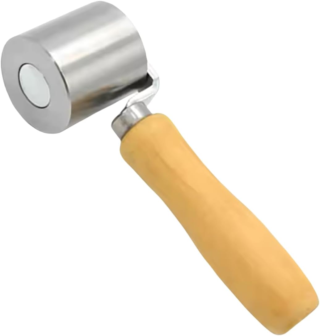 Rodillo costura metal mango madera para cinta Eternabond