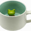 Taza café diseño rana 3D cerámica 13.5oz para niños y adultos
