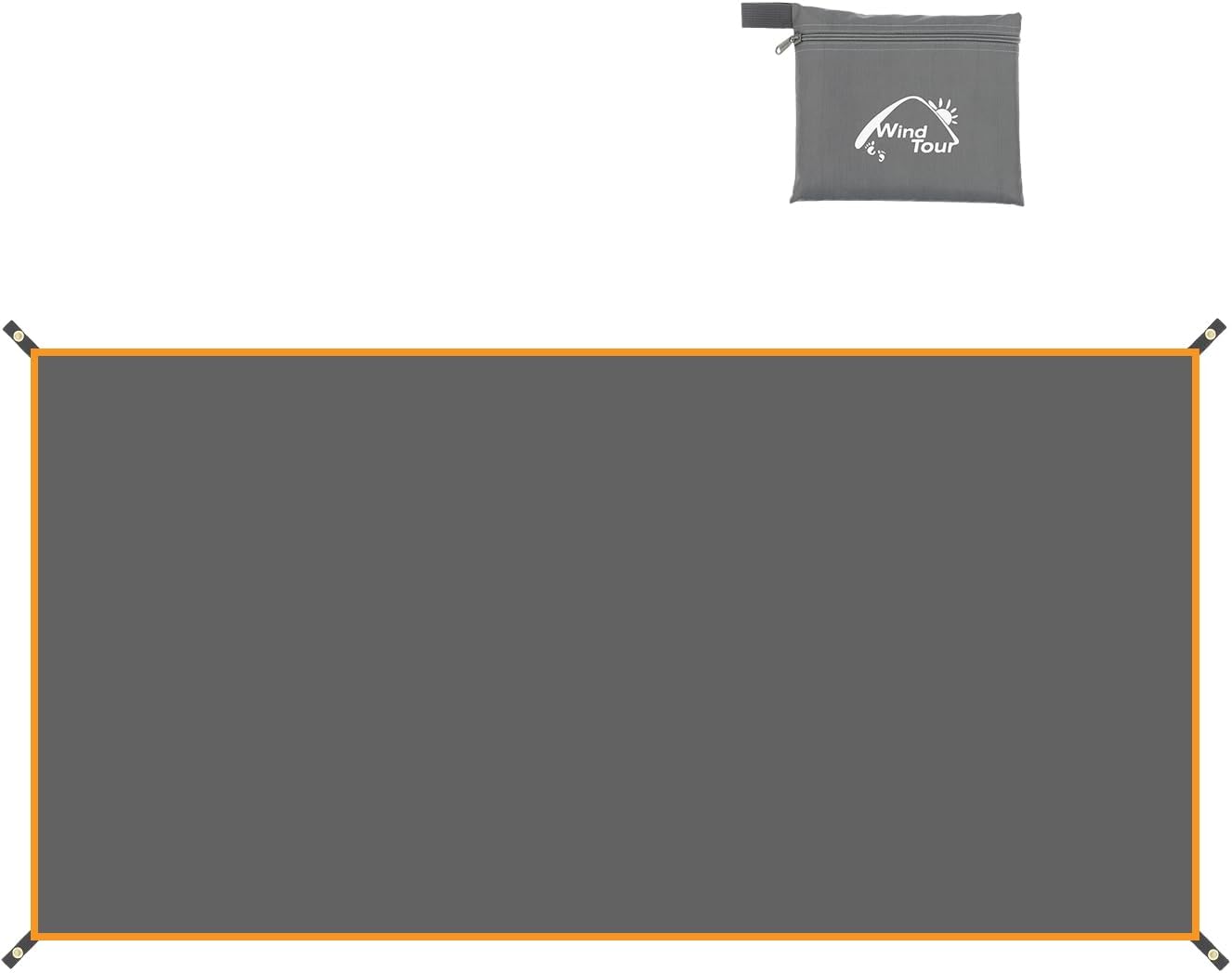 Lona portátil para camping senderismo 41x83" con bolsa