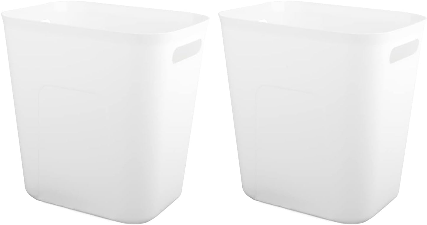 Cubo basura plástico 3.5gal pack 2 baño cocina oficina