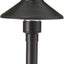Sombrero plano 12V latón negro luz LED G4 3W