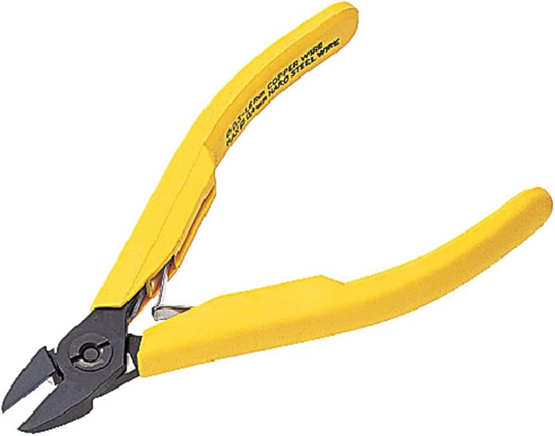 Tenazas corte diagonal color amarillo 1