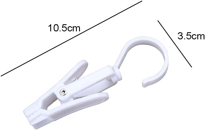 6 Ganchos Ropa Sucia Alfileres Giratorios Clips Colgar