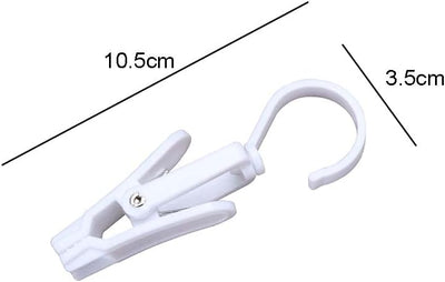 6 Ganchos Ropa Sucia Alfileres Giratorios Clips Colgar