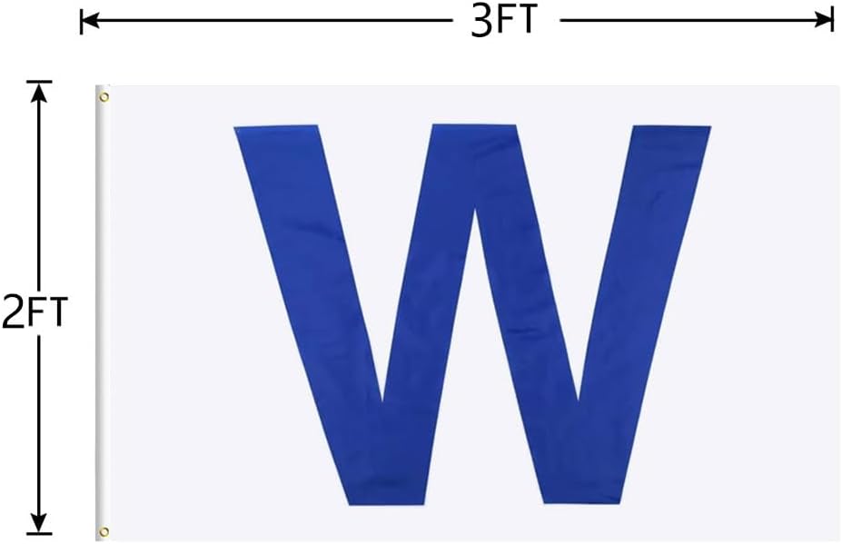 Bandera Chicago Win 2x3ft poliéster alta calidad doble