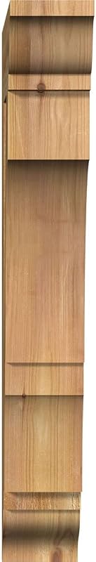 Soporte aserrado Balboa cedro rojo 4x16x28"