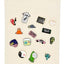 Broche para pared soporte joyas aretes collar organiz. pines