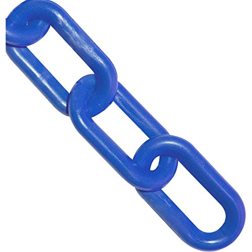 Cadena barrera plástica azul 1.5" 100 ft