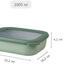 Cuenco múltiple Cirqula 68oz rectangular lila