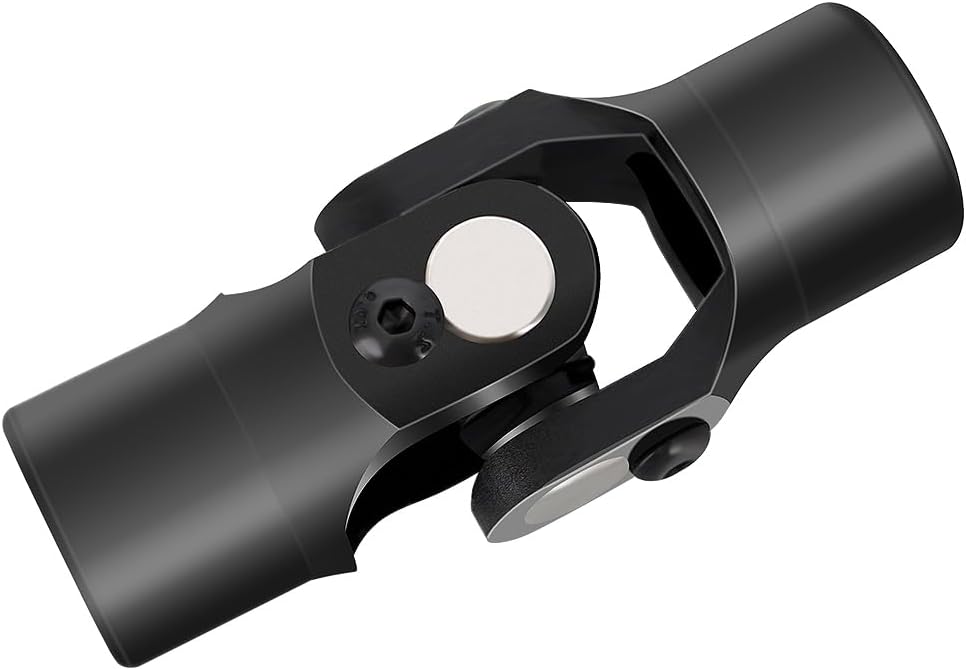 Juntas dirección redondas 3/4" suaves eje U 96mm 35° negro