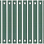 Correas antivertido para estacas de árboles verde