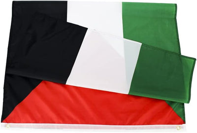 Bandera Palestina 3x5ft con Ojales Latón
