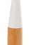 Cepillo ducha profundo cerdas resistentes mango bambú blanco