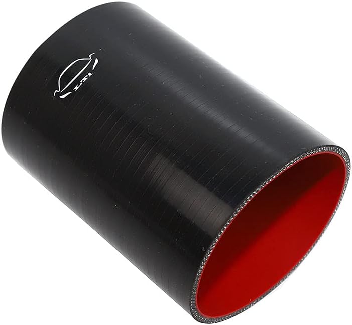 Acoplador silicona 4 capas reforzado 3.75pulg negro