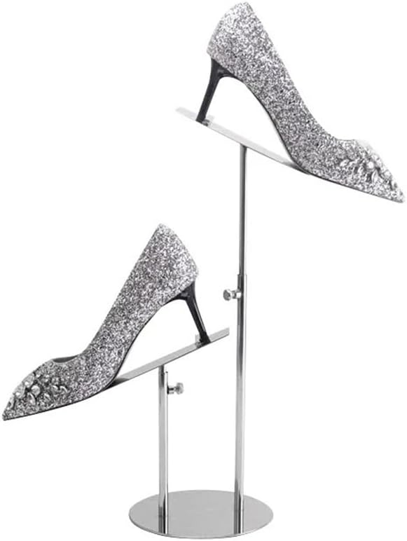 Soporte zapatos acero inox ajustable doble cabeza