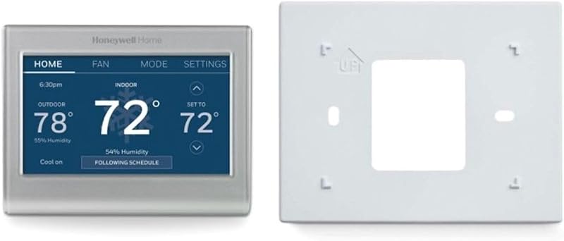 Termostato inteligente Wi-Fi placa pared