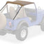 Techo negro para cj5 76-83 bronceado