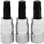 Juego 3 llaves vaso Torx 1/4