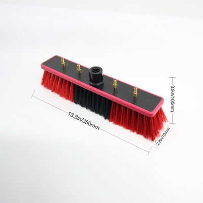 Cabezal cepillo agua para ventanas paneles solares