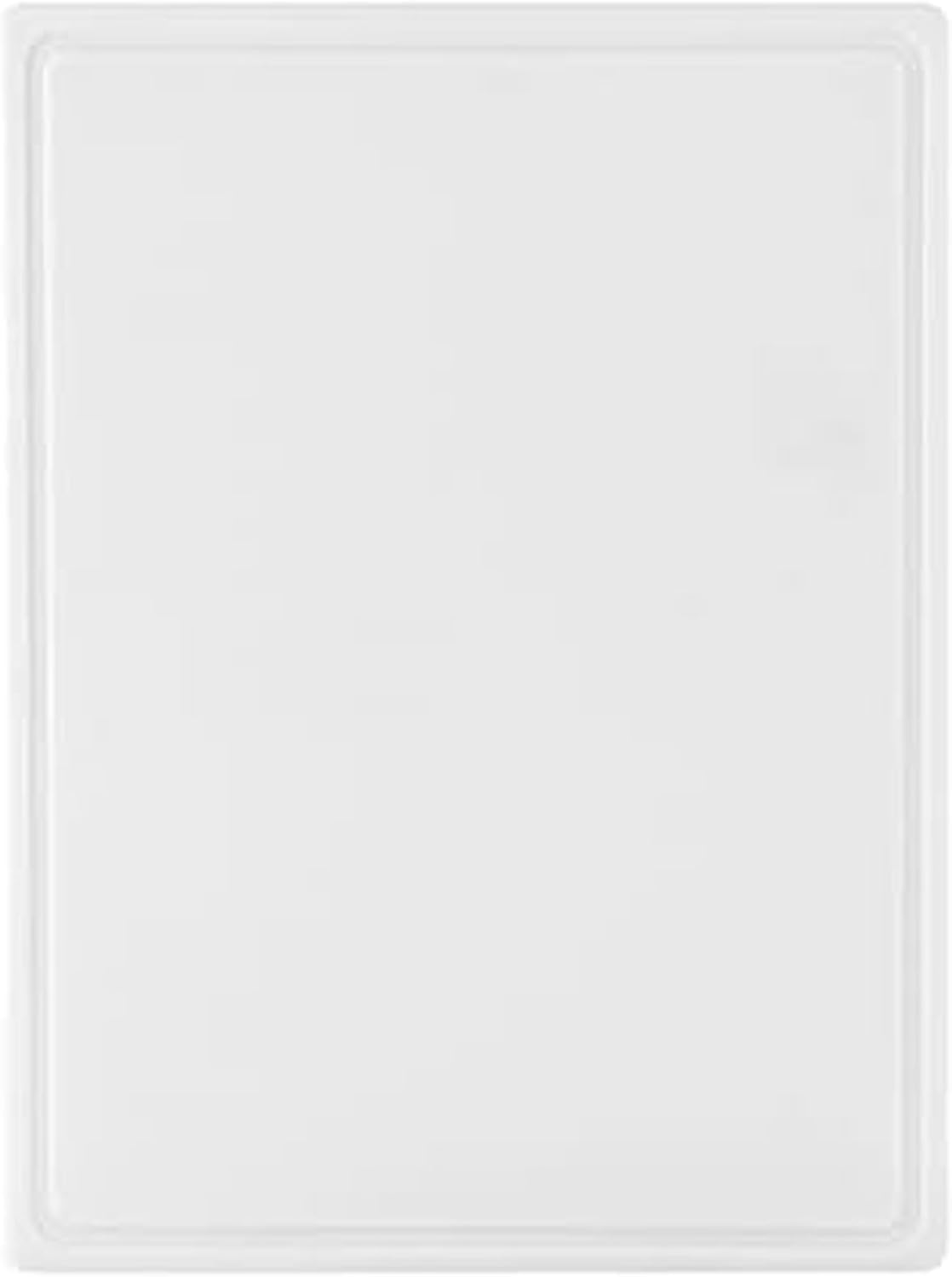 Tabla cortar plástico 15x20pulg antideslizante blanco