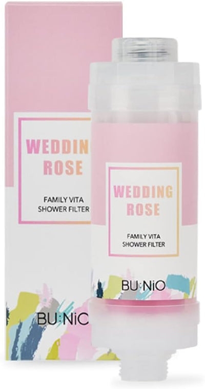 Filtro agua ducha color rosa boda