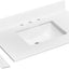 Tocador cuarzo blanco 36x22pulg con fregadero