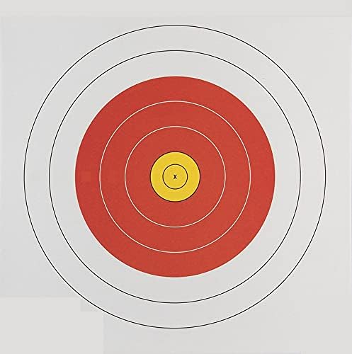Objetivo rifle .30-06 100 yardas 20uds naranja/amarillo