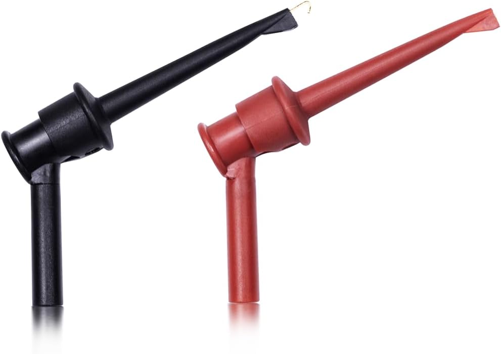 Pinza prueba con conector banana 0.079pulg 2 ganchos multímetro