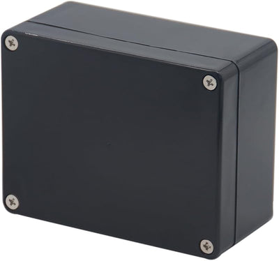 Caja derivación IP65 plástico ABS negra para proyectos electrónicos