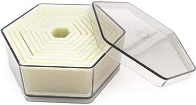 Cortador pastelería 9 pzas hexagonal