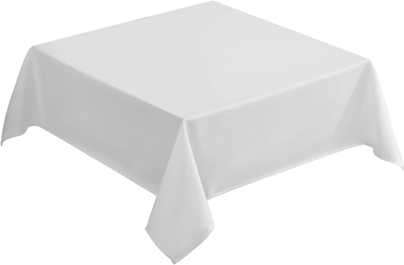 Mantel cuadrado 52x52pulg poliéster resistente mesa comedor