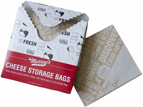 Bolsas plástico reutilizables para queso 15uds blancas