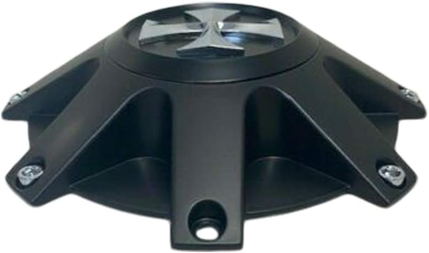 Tapa rueda Offroad Cross Logo Negro