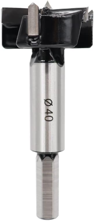 Brocas Forstner 40mm carburo tungsteno 3 cortadores carpintería