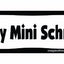 Hueso magnético para auto I Love My Mini Schnauzer 2x7pulg