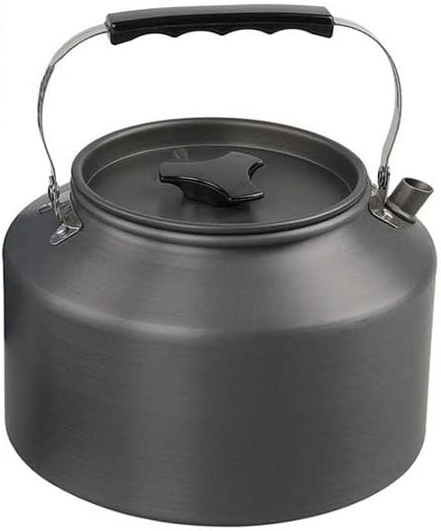 Hervidor aluminio 2L camping senderismo portátil compacto