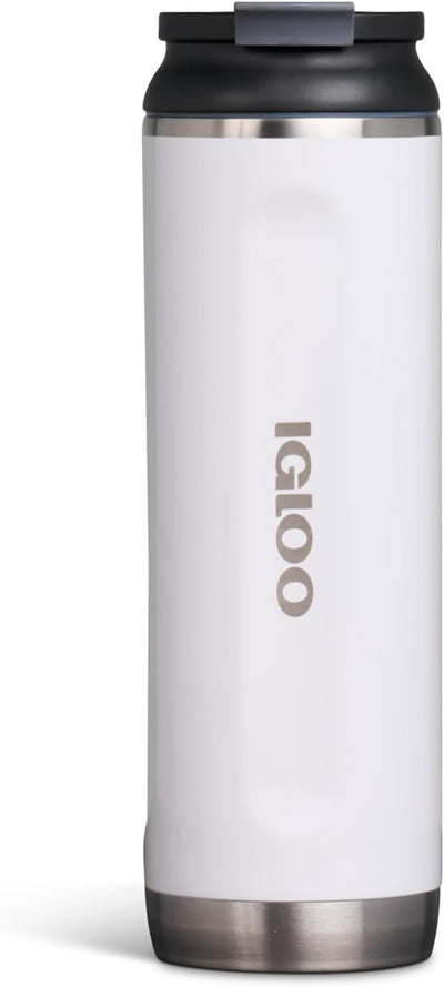 Vaso acero inox con tapa flip