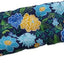 Cojín floral sofá 19x44" resistente azul/amarillo