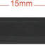 Espaciador nylon hexagonal negro 120 pzas