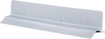 Protector contra salpicaduras de silicona grado alimenticio 23" con ventosas antideslizantes gris