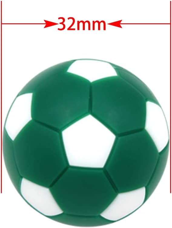 Set 12 pelotas futbolín mesa multicolor tamaño oficial 1.260pulg