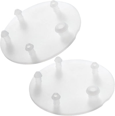 Repuesto aleta inodoro Vormax junta silicona 3pulg set 2