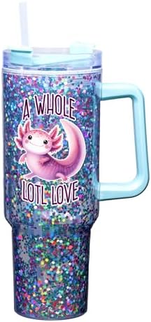Taza viaje acrílico doble pared 40oz 11" con tapa y popote