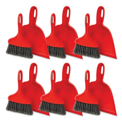 Sartén antipolvo 10pulg rojo set 6