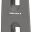 Cubierta interruptor control ventana pasajero Dodge Ram gris pardo