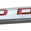 Emblema metal cromado Turbo Diesel letras rojas