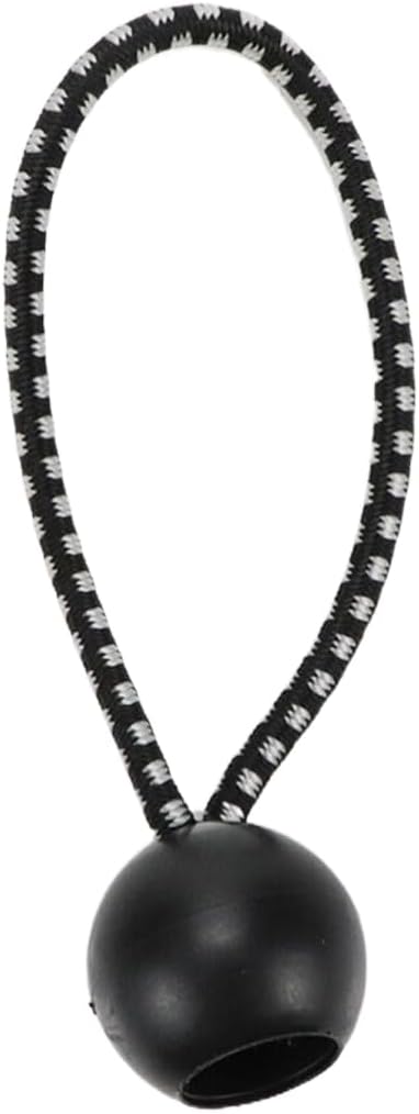 20 Bolas Elásticas Lona 3pulg Almacenamiento Negro Blanco