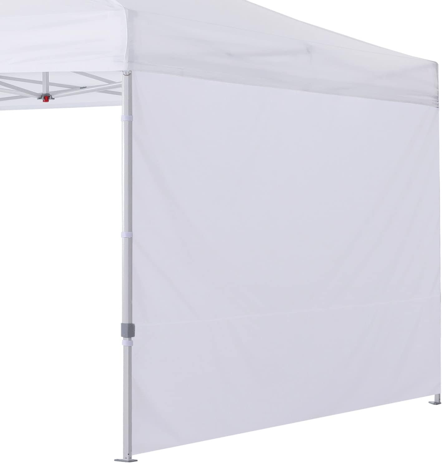 Toldo lateral 10x10ft para tienda campaña color blanco