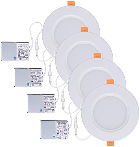 Panel LED empotrable blanco natural 9W 4.75"