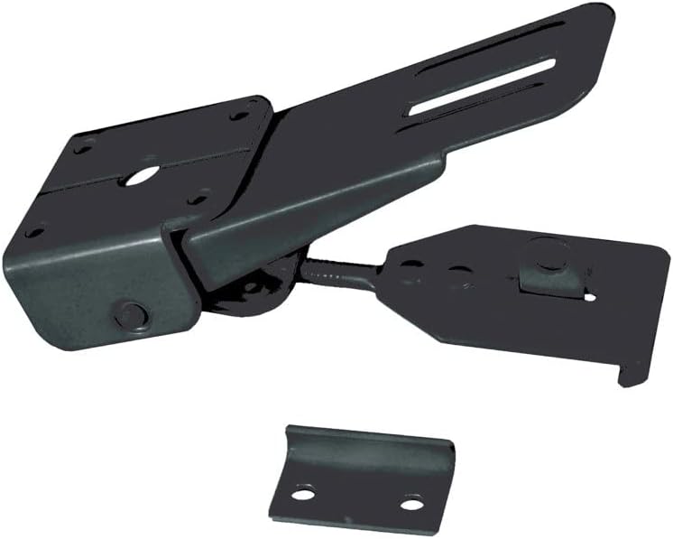 Pestillo plegable autocaravana negro